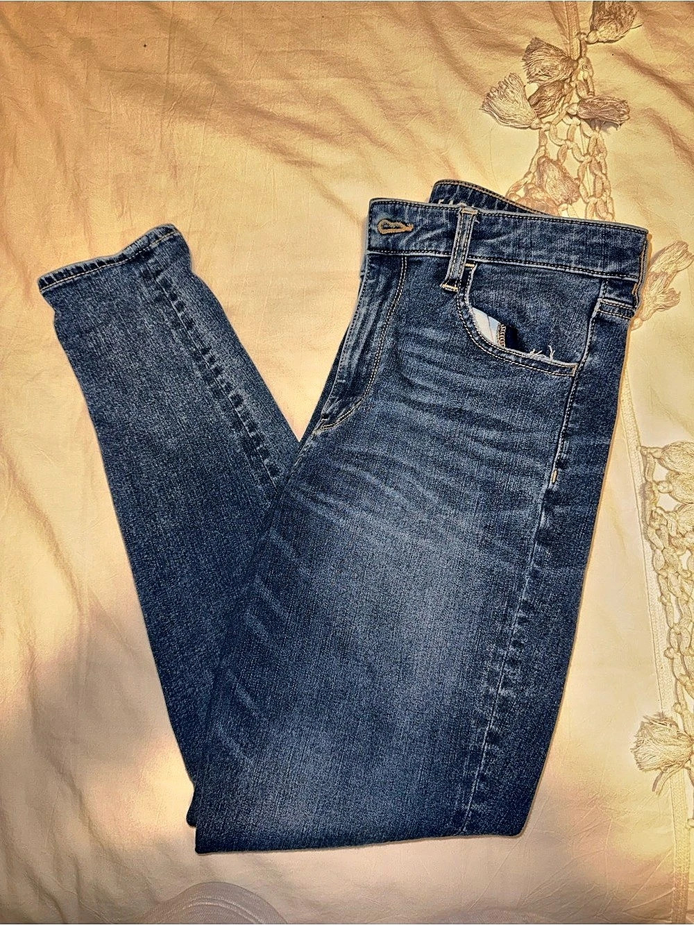 American Eagle 360 Next Level Stretch Super Hi-Rise Jegging Size 8 Short